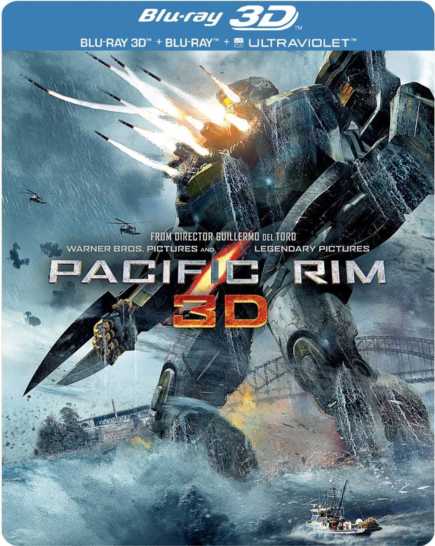 En UK: "Pacific Rim" - Limited Edition Steelbook [Blu-ray 3D + Blu-ray]...