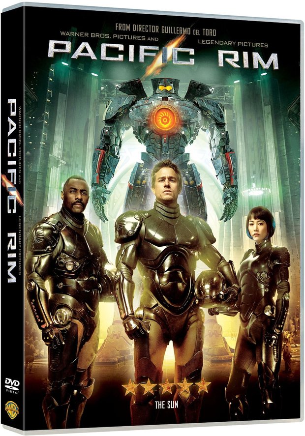 DVD Cover: "Pacific Rim" en UK.