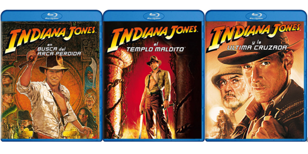 Ediciones individuales de las películas "Indiana Jones", a la venta el 4 de diciembre. 