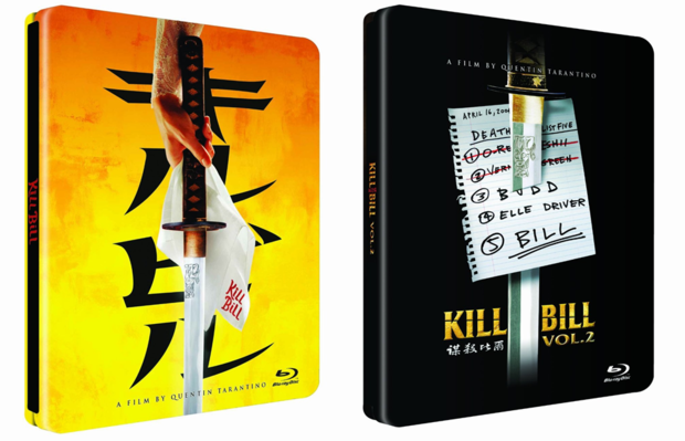 "Kill Bill vol. 1 & vol. 2" - Steelbooks exclusivos de Amazon.ca para noviembre.