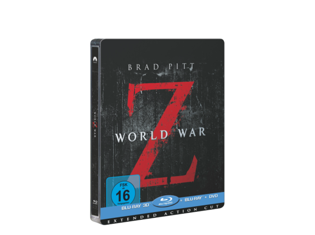 En Alemania: "World War Z"  (3D Superset Steelbook) - Diseño exclusivo de saturn.de