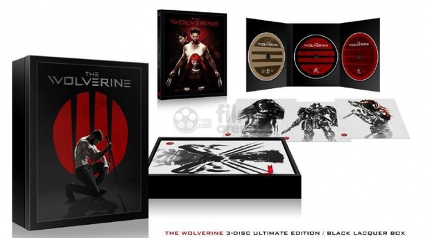 En República Checa: "The WOLVERINE (Blu-ray 3D + Blu-ray + Blu-ray) (3BD) - BLACK LACQUER BOX"