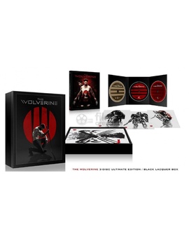 En República Checa: "The WOLVERINE (Blu-ray 3D + Blu-ray + Blu-ray) (3BD) - BLACK LACQUER BOX"