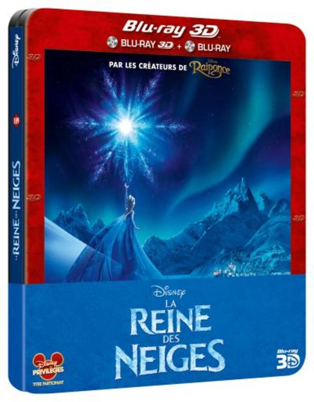 En Francia: "La reine des neiges" (Steelbook Blu-Ray 3D + Livret de 68 pages) para abril. 