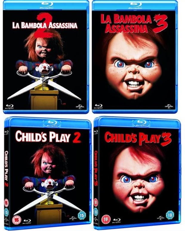 "Child's Play 2 & 3" anunciado en UK e Italia para febrero.