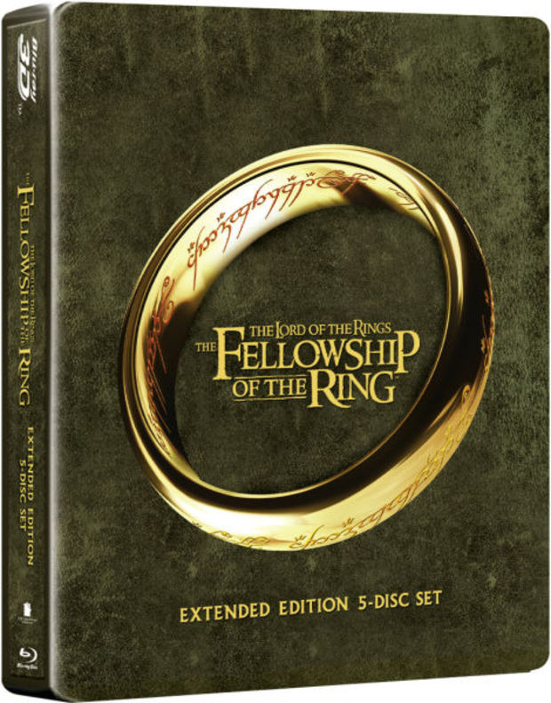"The Lord Of The Rings: The Fellowship Of The Ring" (Jumbo steelbook) anunciado en UK para marzo.