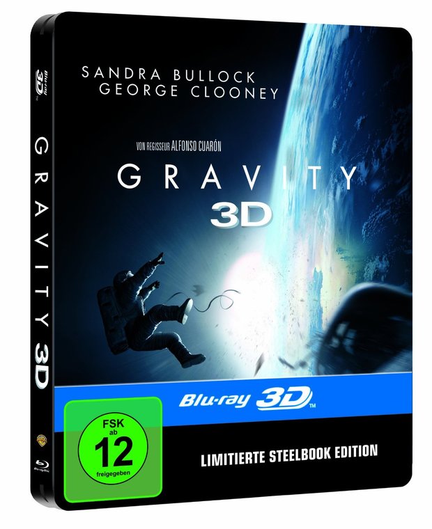 "Gravity" - Steelbook (3D/2D) anunciado en exclusiva por Amazon.de.