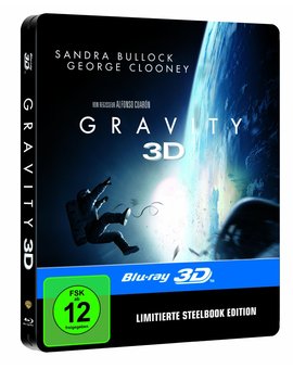 "Gravity" - Steelbook (3D/2D) anunciado en exclusiva por Amazon.de.