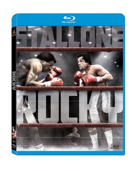 Carátula italiana/alemana de la edición remasterizada de "Rocky".