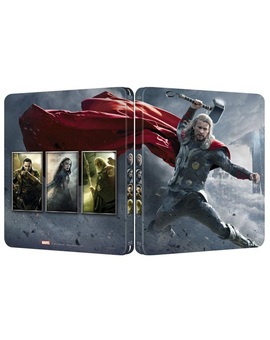 Diseño del steelbook exclusivo de zavvi: "Thor: The Dark World" (3D+2D)