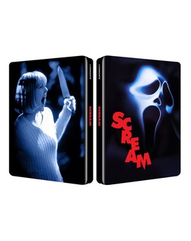 Diseño del steelbook exclusivo de zavvi "Scream"