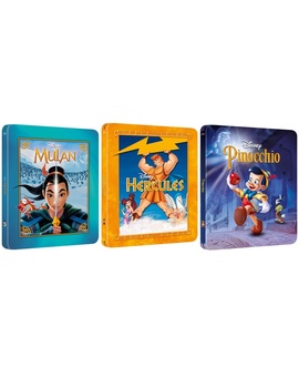 Revelados los diseños de los tres steelbooks exclusivos de zavvi "The Disney Collection"