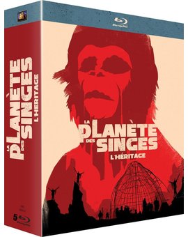 Diseño de Olly Moss para el nuevo pack "Planet of the Apes"