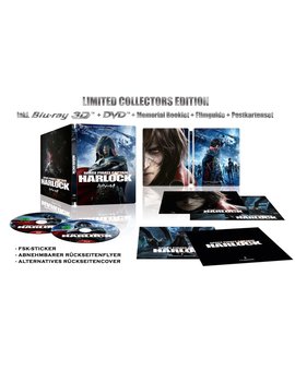 Steelbook de "Space Pirate Captain Harlock" anunciado en Alemania.