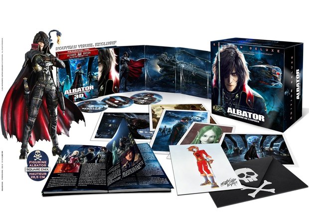 Edición Deluxe de "Space Pirate Captain Harlock" anunciada en Francia.