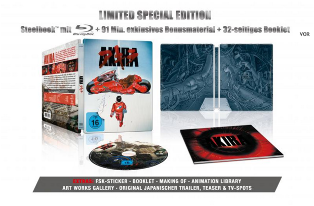 Steelbook de "Akira" anunciado en Alemania.
