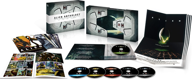 Edición limitada 'Nostromo' de la antología "Alien" anunciada en Alemania e Italia para octubre.