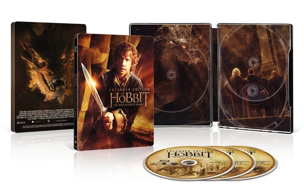 Steelbook de la edición extendida de "The Desolation of Smaug" anunciado en USA.
