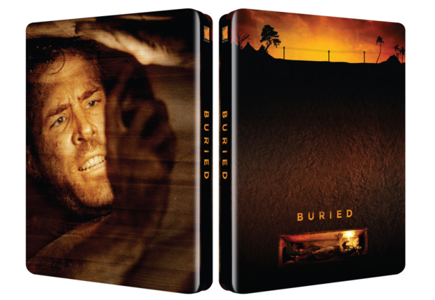 Nuevo steelbook exclusivo de zavvi "Buried" de Rodrigo Cortés.