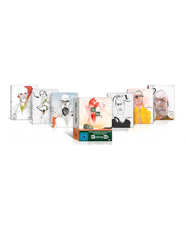 Las cinco temporadas de "Breaking Bad" anunciadas en exclusiva en steelbook en Alemania.
