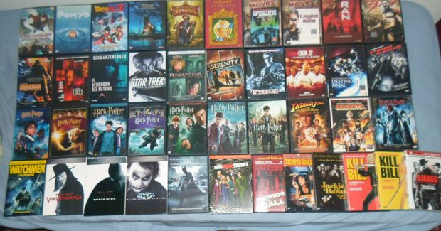Mi colecciòn de peliculas en dvd