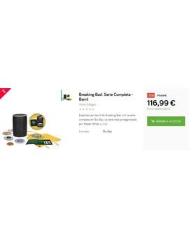 Barril de Breaking Bad en ECI con 35% de descuento