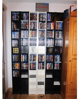Mi armario para mi colección de blu-rays, con hueco aún para futuras adquisiciones