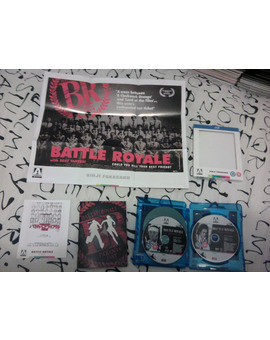 Edición inglesa de Battle Royale 3 discos, comic, poster y librito
