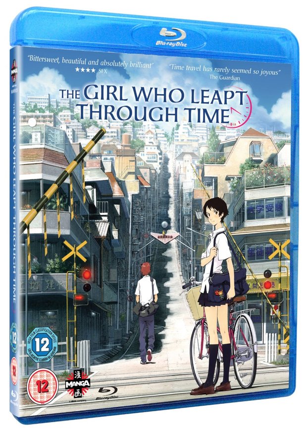 La Chica que saltaba a través del tiempo, edición UK en castellano.