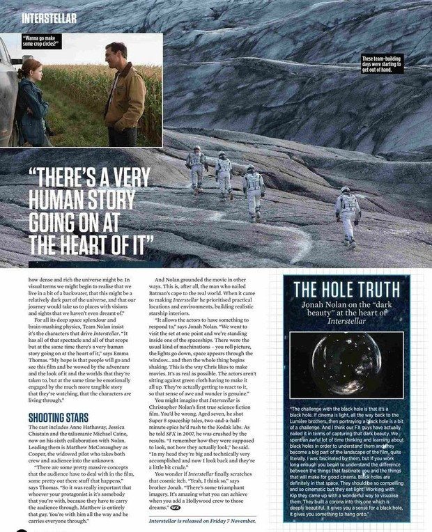 Interstellar en Entertainment Magazine