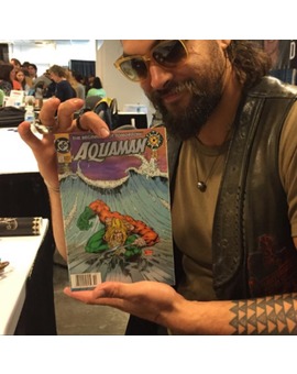 Jason Momoa sigue tanteando con su Aquaman