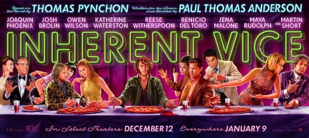 Banner de Inherent Vice (Joaquin Phoenix modo Jesucristo = Win)