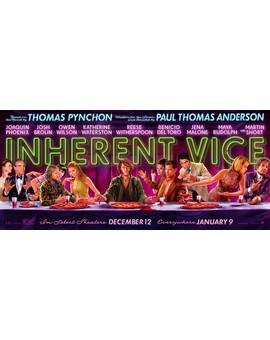 Banner de Inherent Vice (Joaquin Phoenix modo Jesucristo = Win)