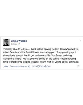 Emma Watson protagonizara la nueva version de La Bella y la Bestia