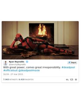 Primer vistazo a Deadpool (Ryan Reynolds)
