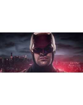 Motion Poster de la tranformacion de Daredevil (traje rojo)