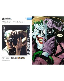 Jared Leto en Suicide Squad emulando The Killing Joke