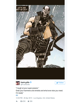 Frank Grillo ahora si sera Crossobones en Civil War