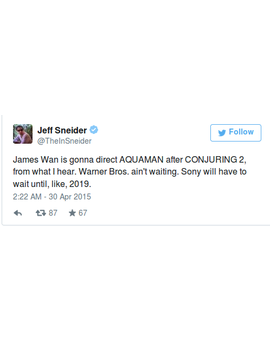 James Wan ya suena para dirigir Aquaman