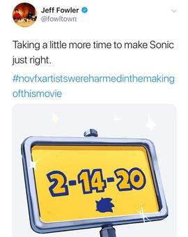 La pelicula de Sonic es retrasada "para hacer cosas bien"