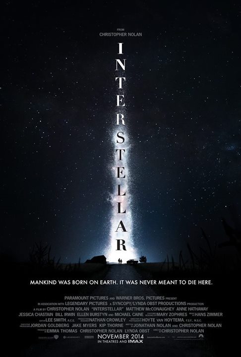 Poster de "Interstellar" de Christopher Nolan