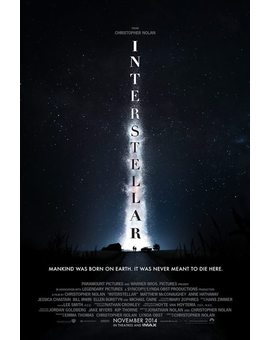Poster de "Interstellar" de Christopher Nolan