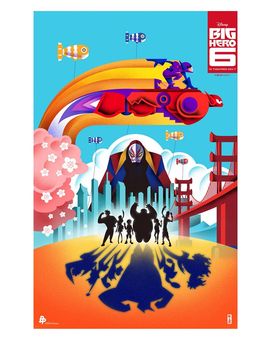 Poster de Big Hero 6 para la NY Comic Con