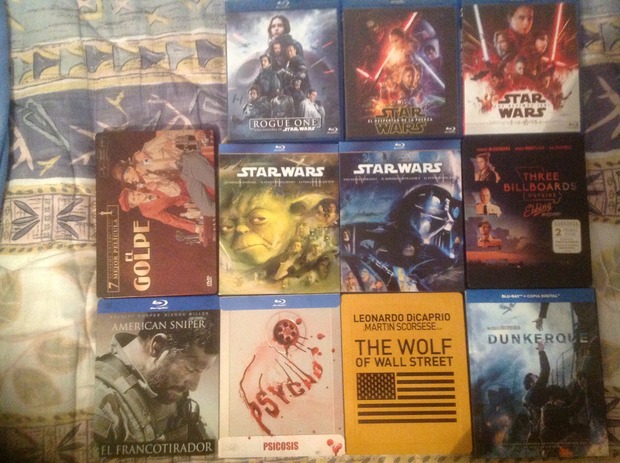 Películas 2017, coleccion Star Wars y Steels