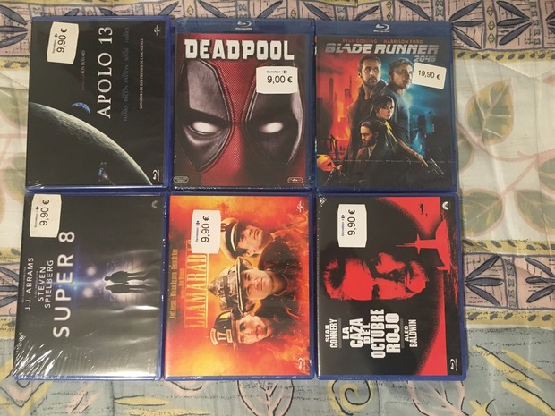 Carrefour todas a 2,99 euros en total 18 eurillos.