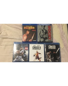 Con mi última adquisición Creed III saga Rocky terminada. Falta Rambo aún 
