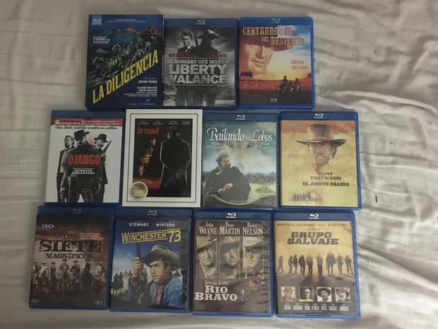 Mi Colección de pelis de Oeste. Poco a poco quiero ir completandola