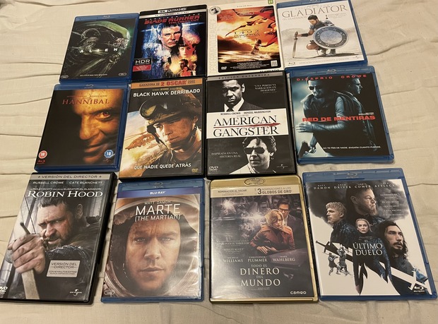 Mi colección de Ridley Scott ahora que está en cines Gladiator 2
