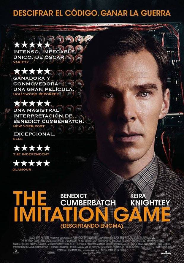 Primer cartel en español de The Imitation Game