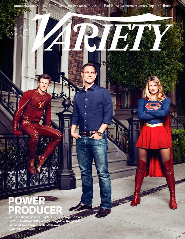 'The Flash' y 'Supergirl' comparten la portada de Variety
